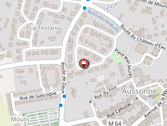 Carte de La Poste à Aussonne