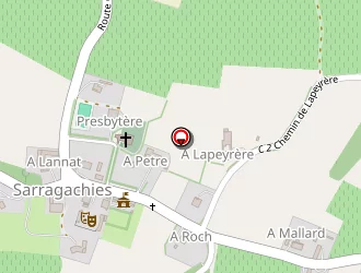 Carte de Daste Gilbert à Sarragachies