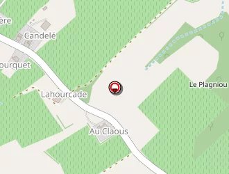 Carte de Cerga à Bouzon-gellenave