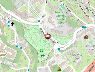 Carte de La Pastorelle à Nice