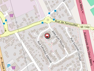 Carte de Croz Daniel à Saint-alban