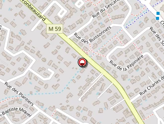 Carte de Bec Monique à Castelginest