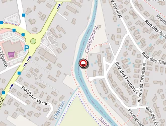 Carte de Comodis à Castelginest