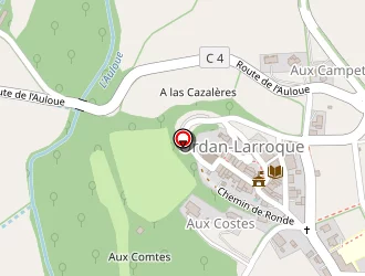 Carte de Manu à Ordan-larroque