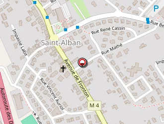 Carte de Fruit Ely à Saint-alban