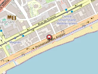 Carte de Agence 107 Promenade à Nice