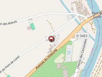 Carte de Hôtel Les Mimosas à Lunel