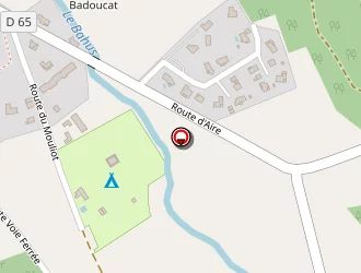 Carte de Camping Des Sources à Eugénie-les-bains