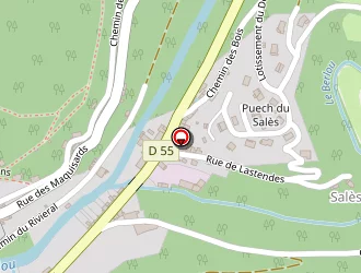 Carte de Camp Michel à Vabre