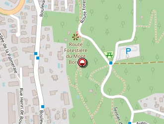 Carte de Sentier Du Vinaigrier à Nice