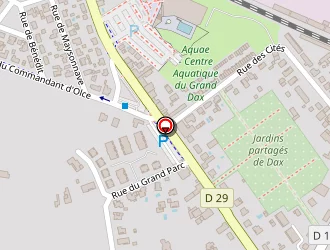 Carte de France Pare-brise à Dax