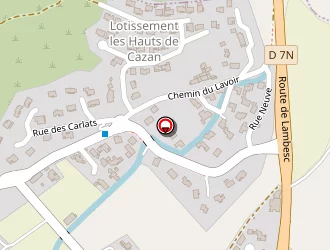 Carte de Caromat à Vernègues