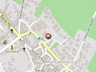 Carte de La Poste à Montpeyroux