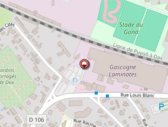 Carte de Autosbylandes à Dax