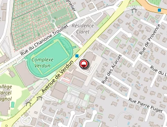 Carte de Collège Marcel Pagnol à Pertuis