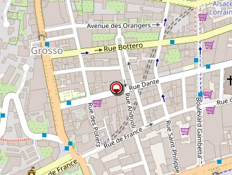 Carte de Hôtel Elysée Palace à Nice