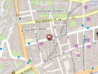 Carte de Saint Petersbourg Alla à Nice