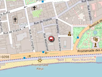 Carte de Le Prom' à Nice