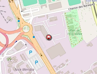 Carte de La Serre à Nice