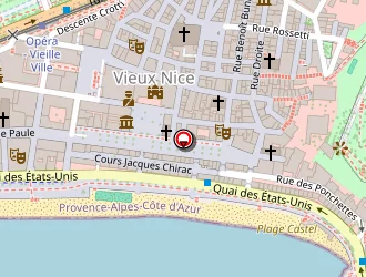 Carte de Galerie Lapita à Nice