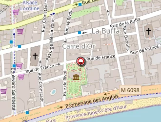 Carte de Sos Femmes Battues à Nice