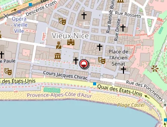 Carte de Les Trois Diables à Nice