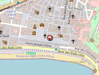 Carte de Parking Indigo Saleya à Nice