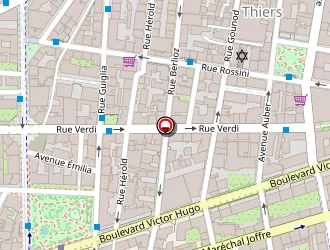 Carte de Institut Rivoli à Nice