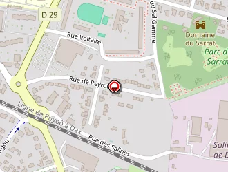 Carte de Ambulance Centre Ambulancier De Dax à Dax