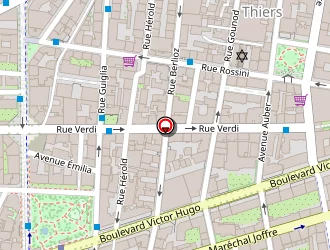 Carte de Carrefour City à Nice