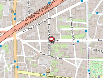 Carte de Gribouille à Nice