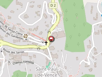 Carte de Bleu Comme La Bas à Saint paul de vence