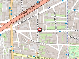 Carte de Verba Maria à Nice