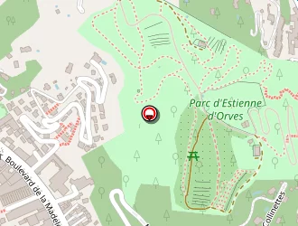 Carte de La Madalena à Nice