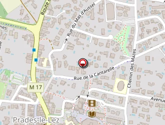 Carte de Brigit Couture à Prades-le-lez