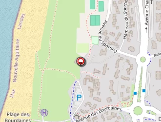 Carte de Vive Le Surf à Seignosse