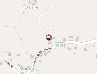 Carte de Ecole De La Chicane à Montfa