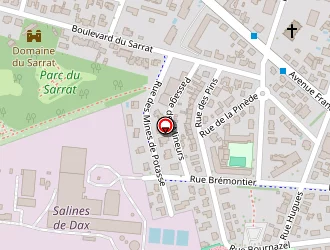 Carte de Ecole Les Pins à Dax