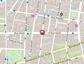 Carte de Ag2r La Mondiale à Nice