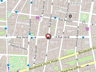 Carte de La Maison De Julie à Nice