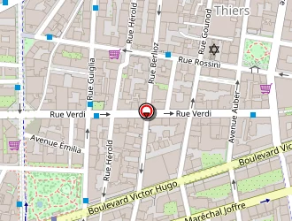 Carte de Columbia à Nice