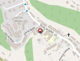 Carte de Au Croissant De Lune à Nice