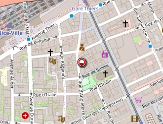 Carte de Srd Ste Restauration Deroulede à Nice