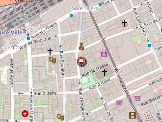 Carte de La Tomate à Nice