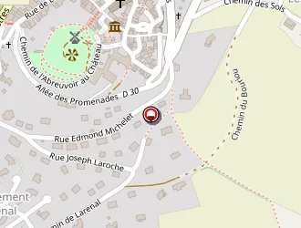 Carte de Venes René à Lautrec