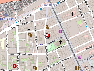 Carte de Théâtre De La Cité à Nice