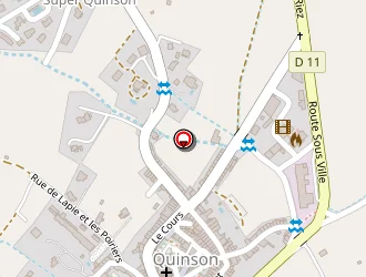 Carte de Taxis Cases à Quinson