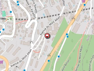 Carte de Castel Dog à Nice