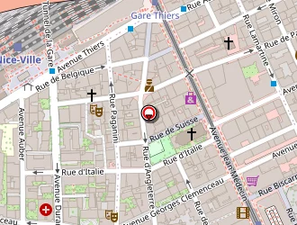 Carte de Centre Copies à Nice