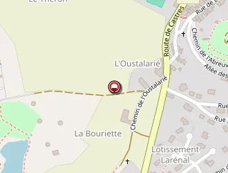 Carte de Aquaval à Lautrec